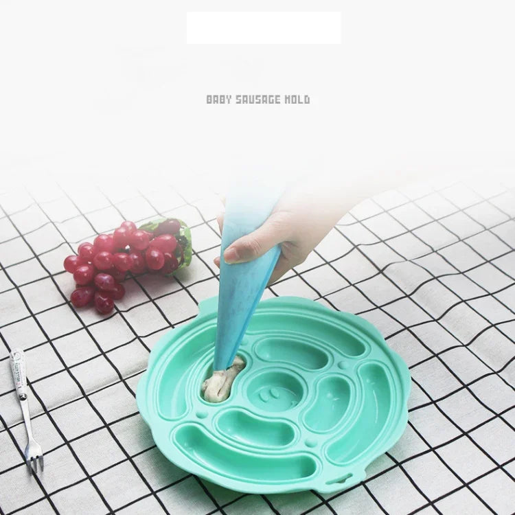 Molde Redondo de Silicone Grau Alimentar para Salsichas, Molde para Cozer, Molde Caseiro DIY para Hot Dog, Entrega de Cor Aleatória, Molde DIY para Hot Dog