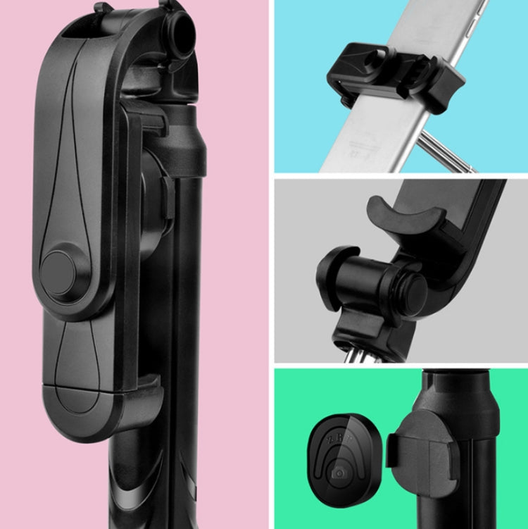 Tripé Bluetooth Bastão Selfie Suporte para Telemóvel, Preto, Branco, Rosa