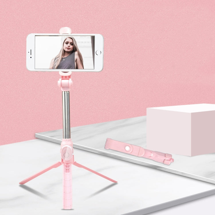 Tripé Bluetooth Bastão Selfie Suporte para Telemóvel, Preto, Branco, Rosa