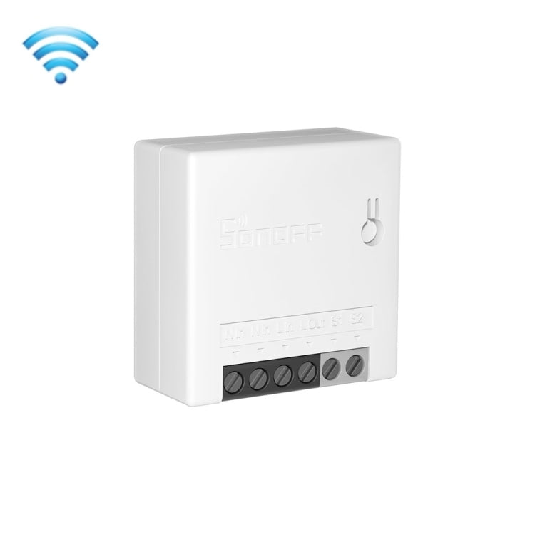 Interruptor Inteligente WIFI Sonoff MINIR2 de Controlo Duplo Peças Pequenas para Modificação DIY