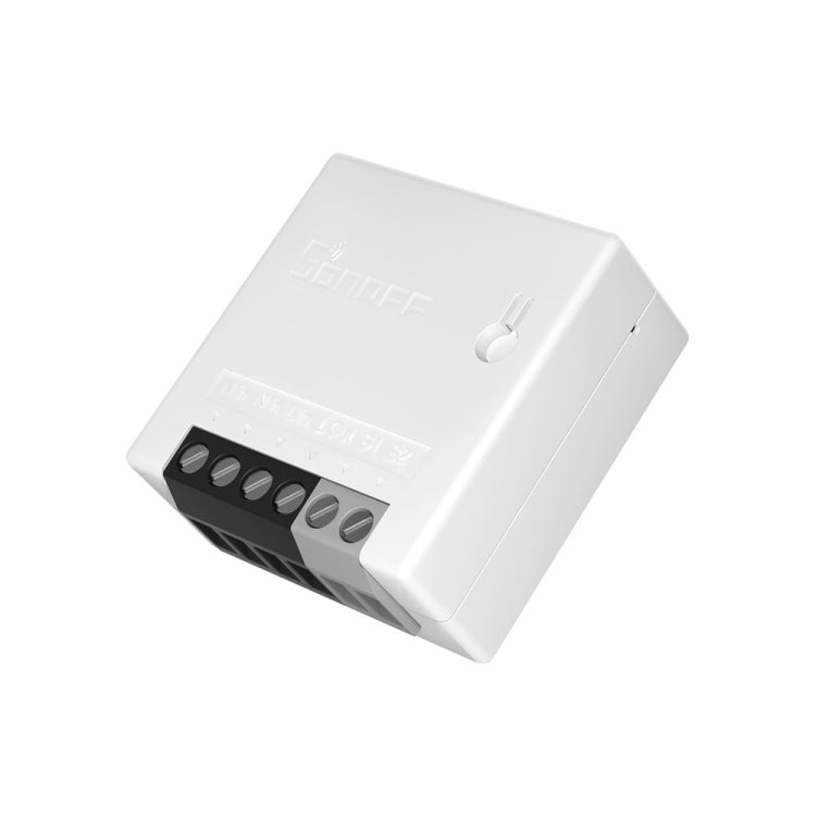 Interruptor Inteligente WIFI Sonoff MINIR2 de Controlo Duplo Peças Pequenas para Modificação DIY