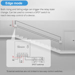 Interruptor Inteligente WIFI Sonoff MINIR2 de Controlo Duplo Peças Pequenas para Modificação DIY