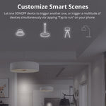 Interruptor Inteligente WIFI Sonoff MINIR2 de Controlo Duplo Peças Pequenas para Modificação DIY