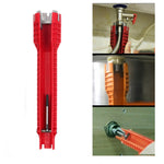Chave Multifuncional para Torneiras de Casa de Banho, Ferramenta de Instalação de Canalização, Ferramenta de Reparação e Remoção de Tubos de Água, 5 em 1, 8 em 1, Metal com Dupla Cabeça