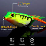 Isco Biónico Sapo Trovão Isco de Pesca Simulado, 5.5cm/12g