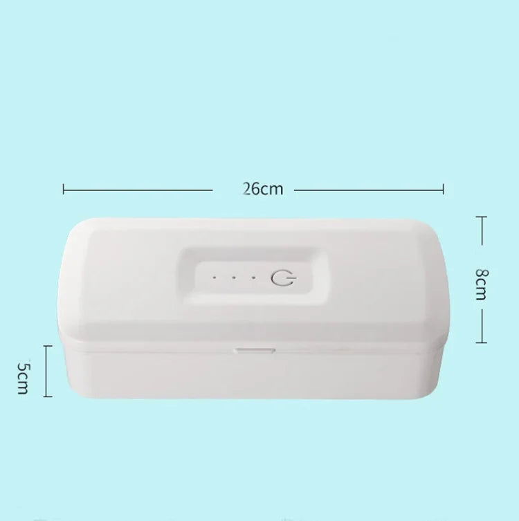 Caixa de Esterilização para Telemóvel 907 Esterilizador Portátil Ultravioleta Multifuncional Máquina Inteligente de Esterilização, Branco, Rosa