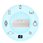 Caixa de Esterilização para Telemóvel 907 Esterilizador Portátil Ultravioleta Multifuncional Máquina Inteligente de Esterilização, Branco, Rosa