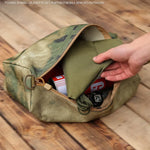Banqueta Triangular Portátil de Lona Impermeável para Camping ao Ar Livre