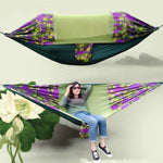 Rede de Sombra Anti-Mosquitos para Camping ao Ar Livre, Rede de Mosquitos Impressa em Tecido Paraquedas, Tamanho: 270x140cm, 270x140cm Bordo