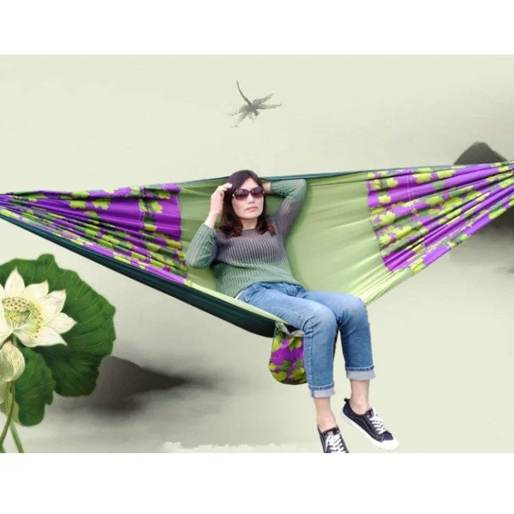 Rede de Sombra Anti-Mosquitos para Camping ao Ar Livre, Rede de Mosquitos Impressa em Tecido Paraquedas, Tamanho: 270x140cm, 270x140cm Bordo