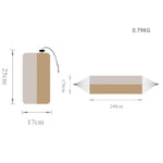 Rede Dupla Inflável para Camping ao Ar Livre, Balanço Anti-Tombamento, Tamanho: 270x140cm, 270x140cm Verde Inflável, 270x140cm Azul Inflável, 270x140cm Caqui Inflável