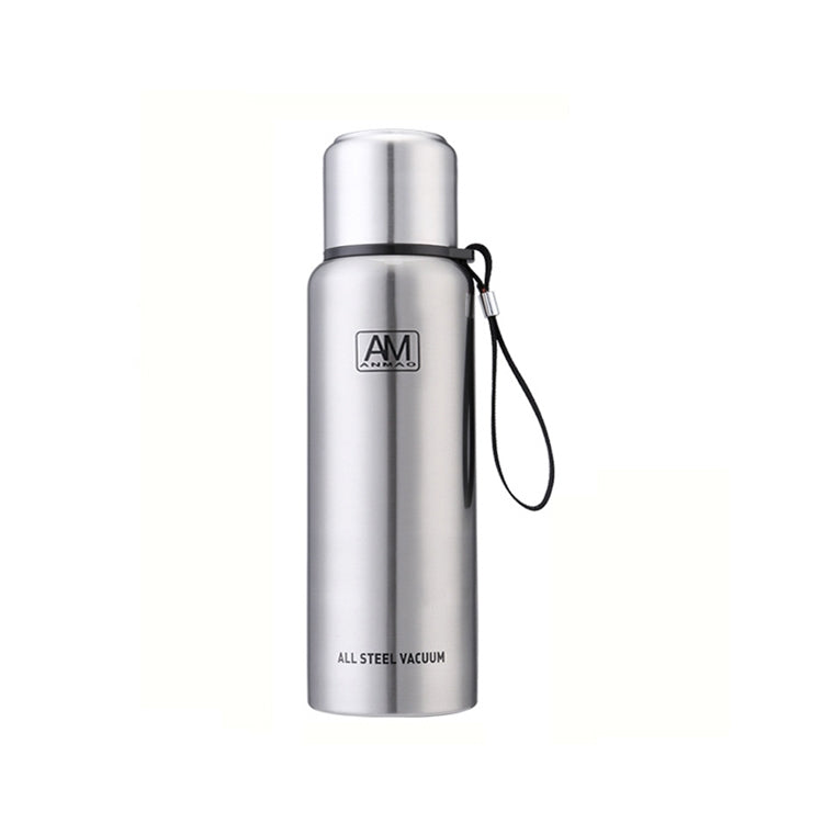 Caneca Isolada em Aço Inoxidável 304 Grande Capacidade Copo de Água Desportiva para Viagem ao Ar Livre, 500ml, 750ml, 1000ml, 1500ml