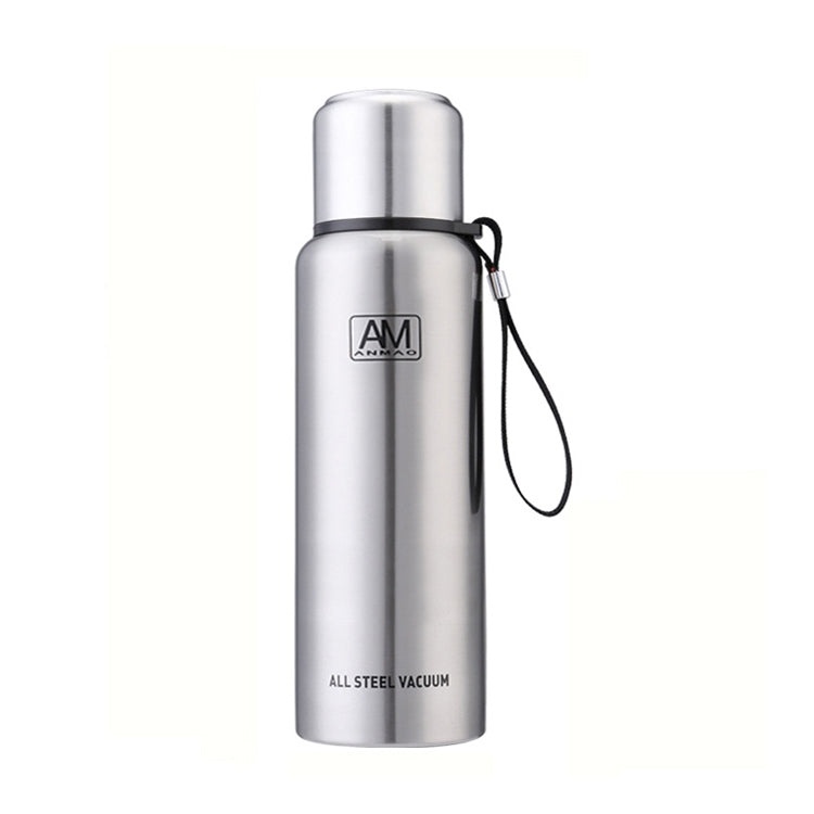 Caneca Isolada em Aço Inoxidável 304 Grande Capacidade Copo de Água Desportiva para Viagem ao Ar Livre, 500ml, 750ml, 1000ml, 1500ml