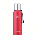 Caneca Isolada em Aço Inoxidável 304 Grande Capacidade Copo de Água Desportiva para Viagem ao Ar Livre, 500ml, 750ml, 1000ml, 1500ml