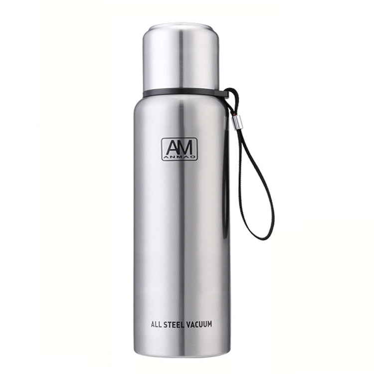 Caneca Isolada em Aço Inoxidável 304 Grande Capacidade Copo de Água Desportiva para Viagem ao Ar Livre, 500ml, 750ml, 1000ml, 1500ml