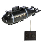 Submarino Mini Elétrico de Seis Vias 2.4G para Crianças, Modelo de Barco de Controlo Remoto a Jogo na Água, Submarino Nuclear