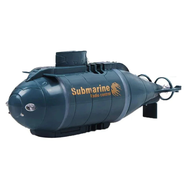 Submarino Mini Elétrico de Seis Vias 2.4G para Crianças, Modelo de Barco de Controlo Remoto a Jogo na Água, Submarino Nuclear
