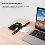Carregador Sem Fios Multi-funções 3 em 1 10W KT-W50A8 com Suporte para iPhones / iWatch / AirPods