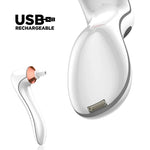 Esfregona Elétrica Máquina de Limpeza Automática para Pincéis de Maquilhagem Secador Automático USB Recarregável, Branco, Preto
