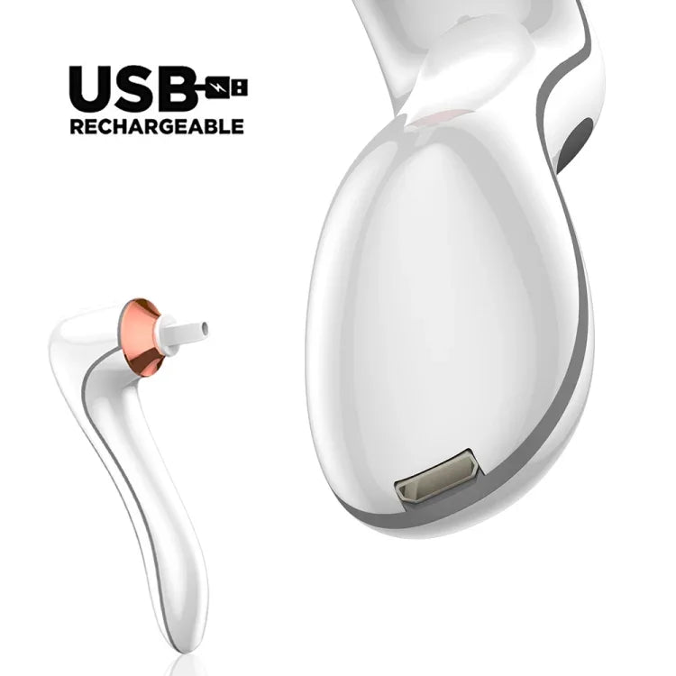 Esfregona Elétrica Máquina de Limpeza Automática para Pincéis de Maquilhagem Secador Automático USB Recarregável, Branco, Preto