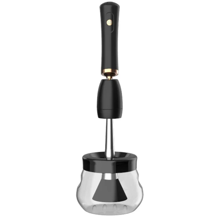 Esfregona Elétrica Máquina de Limpeza para Pincéis de Maquilhagem USB Recarregável Secagem Automática, Preto, Branco
