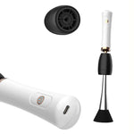 Esfregona Elétrica Máquina de Limpeza para Pincéis de Maquilhagem USB Recarregável Secagem Automática, Preto, Branco
