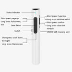Deli Caneta Flip 2.4G para Apresentações de Negócios, Controlo Remoto, 2801 Preto (Luz Vermelha), 2801 Branco (Luz Vermelha), 2801G Preto (Luz Verde), 2801G Branco (Luz Verde), TM2801 Preto (Luz Vermelha), TM2801 Branco (Luz Vermelha)