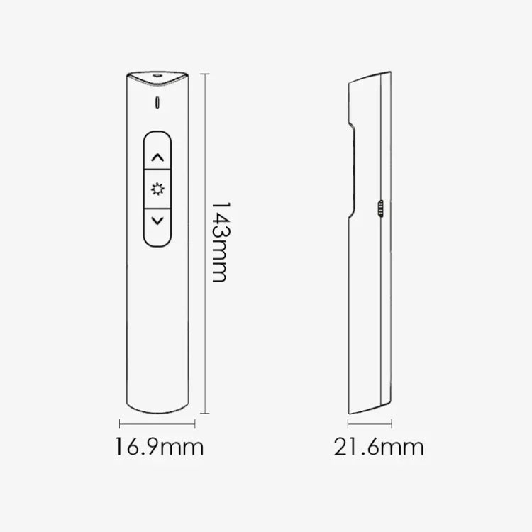 Deli Caneta Flip 2.4G para Apresentações de Negócios, Controlo Remoto, 2801 Preto (Luz Vermelha), 2801 Branco (Luz Vermelha), 2801G Preto (Luz Verde), 2801G Branco (Luz Verde), TM2801 Preto (Luz Vermelha), TM2801 Branco (Luz Vermelha)