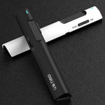 Deli Caneta Flip 2.4G para Apresentações de Negócios, Controlo Remoto, 2801 Preto (Luz Vermelha), 2801 Branco (Luz Vermelha), 2801G Preto (Luz Verde), 2801G Branco (Luz Verde), TM2801 Preto (Luz Vermelha), TM2801 Branco (Luz Vermelha)