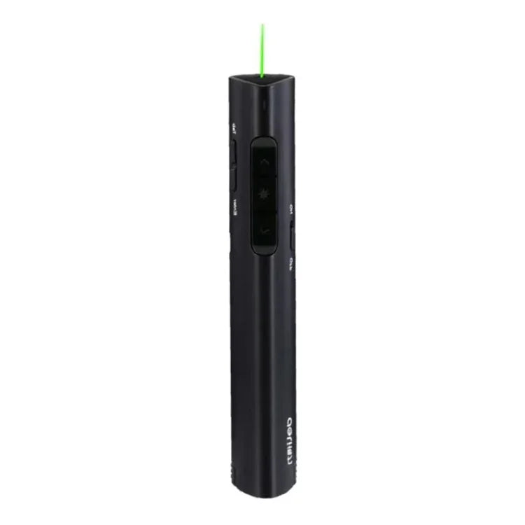 Deli Caneta Flip 2.4G para Apresentações de Negócios, Controlo Remoto, 2801 Preto (Luz Vermelha), 2801 Branco (Luz Vermelha), 2801G Preto (Luz Verde), 2801G Branco (Luz Verde), TM2801 Preto (Luz Vermelha), TM2801 Branco (Luz Vermelha)