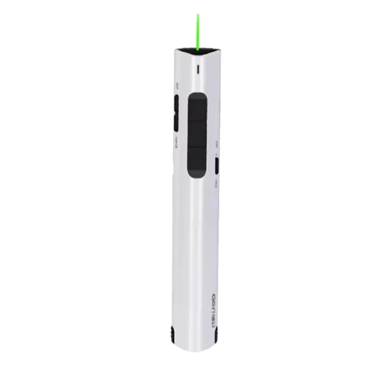 Deli Caneta Flip 2.4G para Apresentações de Negócios, Controlo Remoto, 2801 Preto (Luz Vermelha), 2801 Branco (Luz Vermelha), 2801G Preto (Luz Verde), 2801G Branco (Luz Verde), TM2801 Preto (Luz Vermelha), TM2801 Branco (Luz Vermelha)