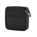 Capa Protetora de Silicone Anti-Queda para Armazenamento de Áudio para Bose Soundlink Micro, Capa de Silicone Laranja, Capa de Silicone Cinzento Escuro