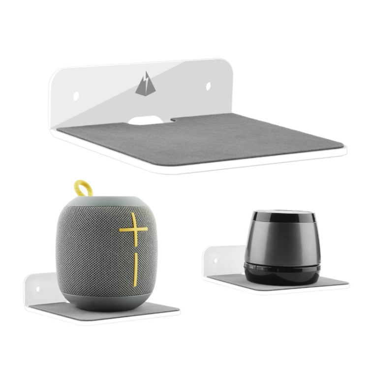 Suporte de Parede para Altifalante Bluetooth Suporte para Carregamento de Telemóvel ao Lado da Cama, 4,3 polegadas