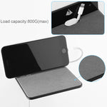 Suporte de Parede para Altifalante Bluetooth Suporte para Carregamento de Telemóvel ao Lado da Cama, 4,3 polegadas