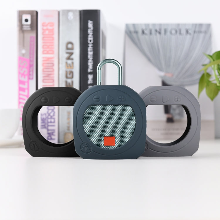 Capa Protetora de Silicone para Altifalante Bluetooth Capa de Armazenamento Anti-Queda para JBL Clip 3, Rosa, Preto, Cinzento Médio, Cinzento Escuro Azul, Turquesa