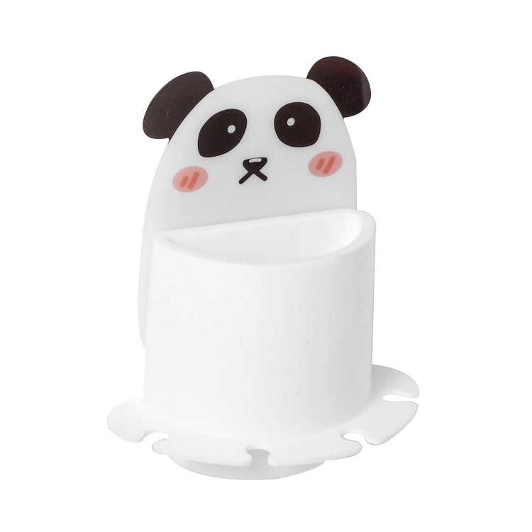 Prateleira de Parede para Casa de Banho com Suporte para Escova de Dentes em Forma de Animal de Desenho Animado, Panda, Tigre, Coala, Porquinho