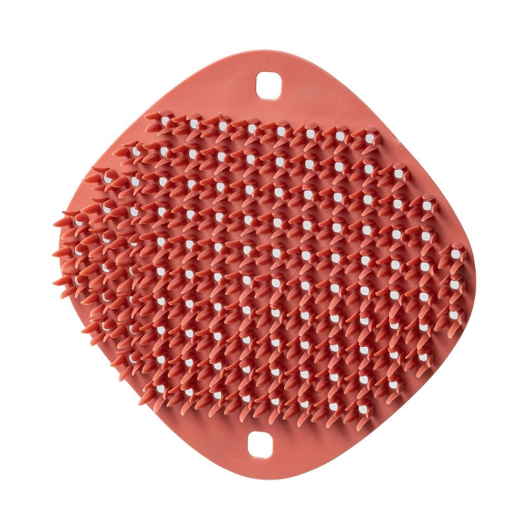 2 PCS Escova de Limpeza Multifuncional de Silicone Almofada de Esfregar para Cozinha Não Oleosa, Vermelho Mel, Verde Bambu, Cinza Pinho