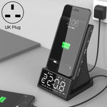 Altifalante Bluetooth Multifuncional X7 com Carregamento Sem Fios, Despertador, Rádio e Controlo Remoto, Ficha US, Ficha UK, Ficha EU