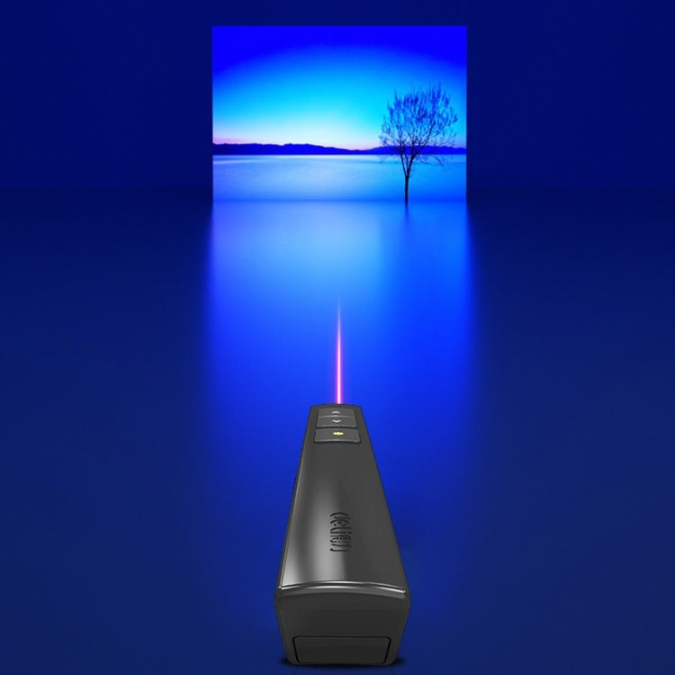 Deli Caneta para Virar Páginas com Laser 2.4GHz Recarregável para Projetor de Discurso, 2802PL (Branco), 2802PL (Preto), 2802L (Branco), 2802L (Preto)