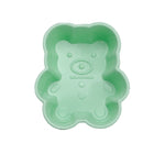 Molde Criativo DIY de Silicone para Bolo, Forma de Cupcake e Muffin, Estilo: Urso (Rosa Macaron), Flor (Verde Macaron), Flor (Rosa Macaron), Flor (Cor Doce), Oco (Ciano Macaron), Oco (Rosa Macaron), Oco (Cor Doce)