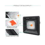 Luz LED Ultra-fina para Plantas, Luz de Crescimento COB de Espectro Completo, Luz de Preenchimento para Estufa de Vegetais, Frutas e Flores sem Plugue, 50W, 100W, 150W