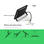 Luz LED Ultra-fina para Plantas, Luz de Crescimento COB de Espectro Completo, Luz de Preenchimento para Estufa de Vegetais, Frutas e Flores sem Plugue, 50W, 100W, 150W