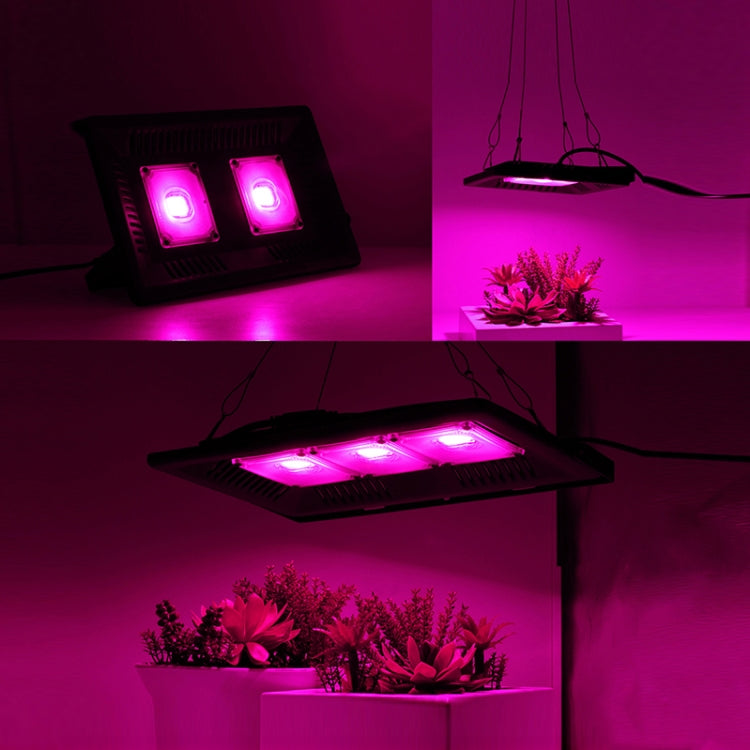 Luz LED Ultra-fina para Plantas, Luz de Crescimento COB de Espectro Completo, Luz de Preenchimento para Estufa de Vegetais, Frutas e Flores sem Plugue, 50W, 100W, 150W