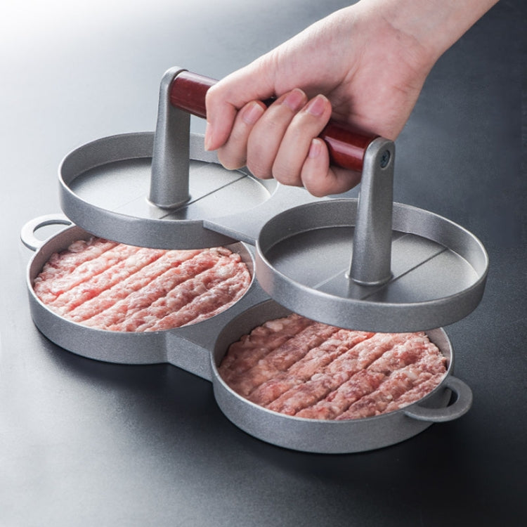 Prensa para Hambúrguer em Liga de Alumínio, Molde para Pão de Carne, 1 Peça em Liga de Alumínio