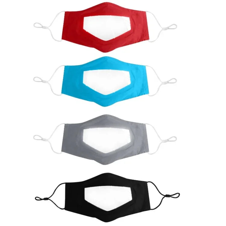 Viseira Facial Anti-Embaçamento com Linguagem Labial para Surdos e Mudos, Impressão de Cor Sólida, Vermelho, Preto, Cinzento, Azul Lago, Impressão A, Impressão B, Impressão C, Impressão D, Aditivo A, Aditivo B, Aditivo C