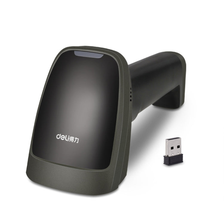 Scanner Com Fios e Sem Fios Deli para Farmácia, Supermercado, Restauração, Logística e Caixa Registadora, 14882W (Preto), 14882W (Branco)