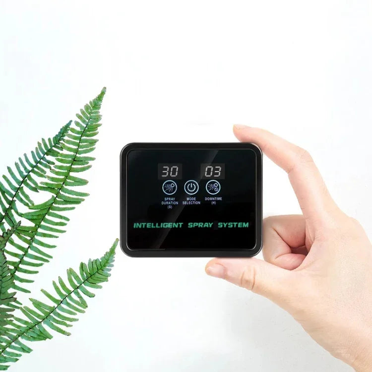 Sistema de Pulverização Temporizada para Terrário MIUS, Simulação de Chuva para Humidificação de Plantas, Sistema Inteligente de Pulverização