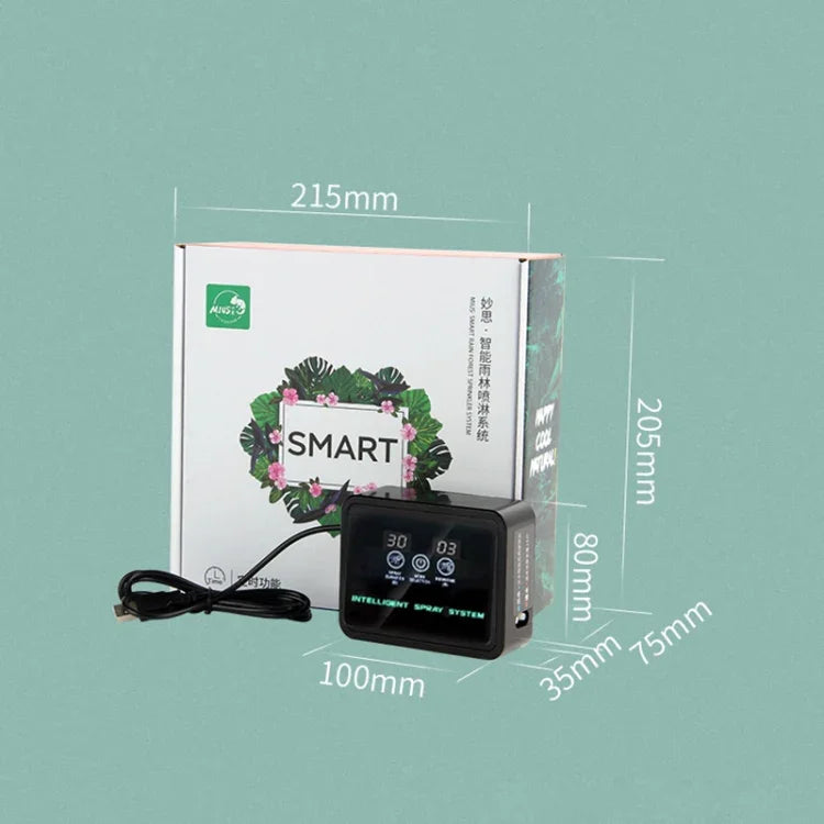 Sistema de Pulverização Temporizada para Terrário MIUS, Simulação de Chuva para Humidificação de Plantas, Sistema Inteligente de Pulverização