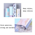 Autocolantes de Azulejo Anti-Fumo para Cozinha, Papel de Parede para Fogão, Flores em Flor, Porcelana Azul e Branca, Videira Roxa