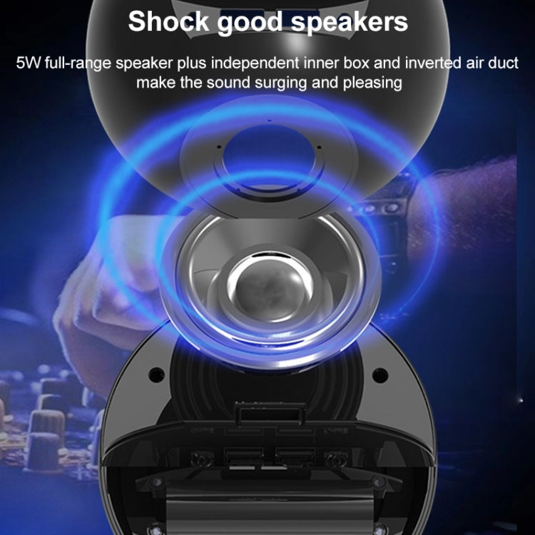 Altifalante Bluetooth Multifuncional X10 com Luz Noturna LED, Despertador, Suporte para Cartão TF, AUX e Rádio FM, Ficha US, Ficha EU, Ficha UK